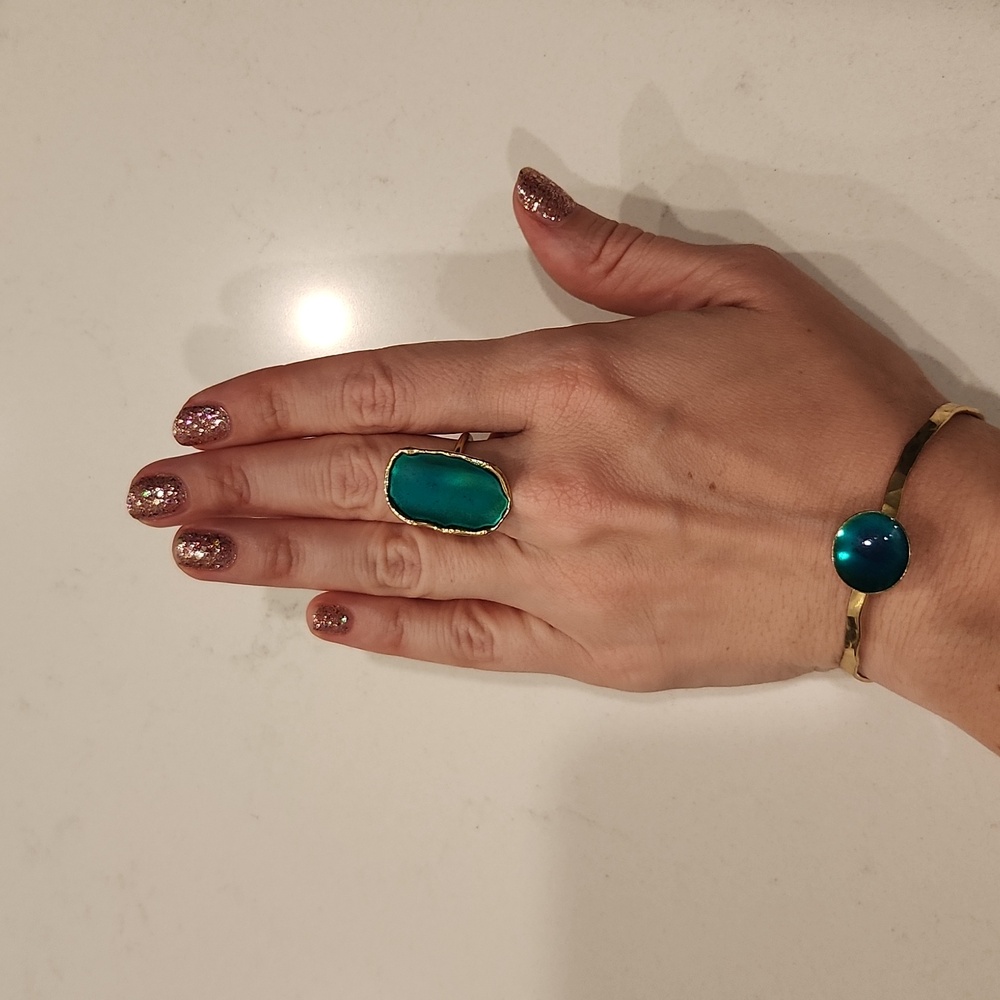 NWOT - Bracelet and Ring Set from Greece!
